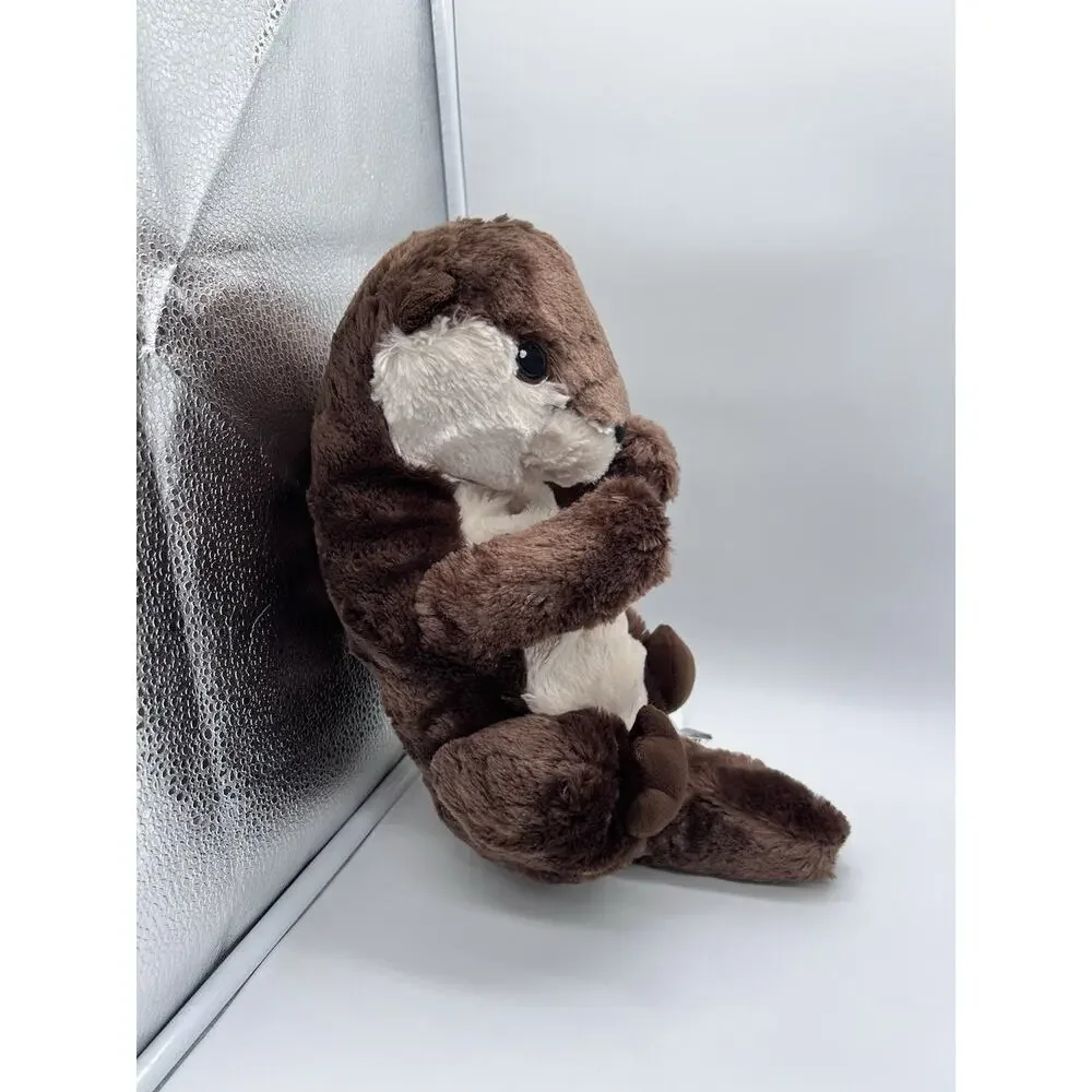 IKEA SKOGSDUVA Otter Plush Stuffed Animal Brown & Cream Soft Toy 17 3/4”